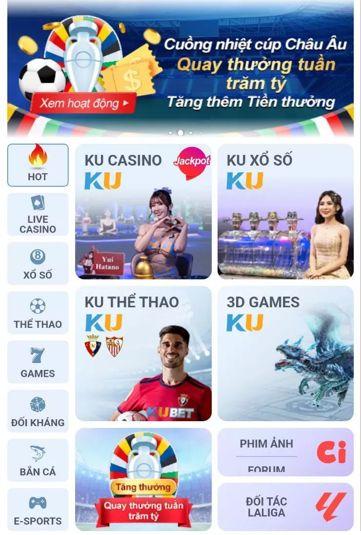 Biểu ngữ Casino THABET trên thiết bị di động